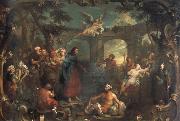 William Hogarth christ at the pool of bethesda oil painting reproduction